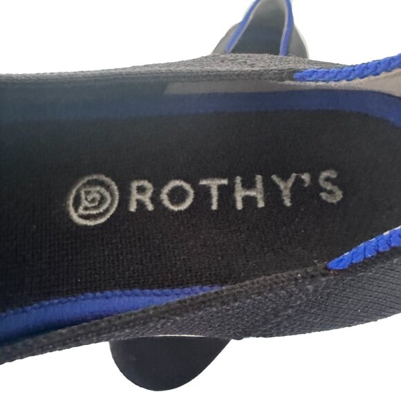 Rothys The Original Slip On Sneaker in Black Size 6.5 - Picture 4 of 10